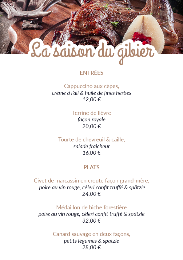 Gibier | Lamy